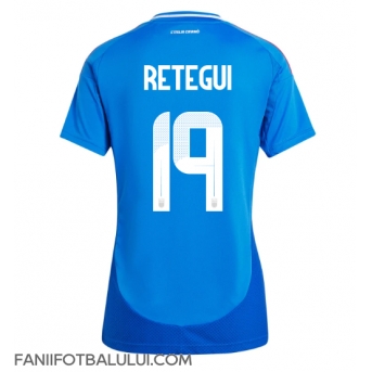 Italia Mateo Retegui #19 Echipament de Fotbal Replică European 2024 Femei Acasa